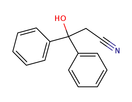 3-hydroxy-3,3-diphenylpropanenitrile
