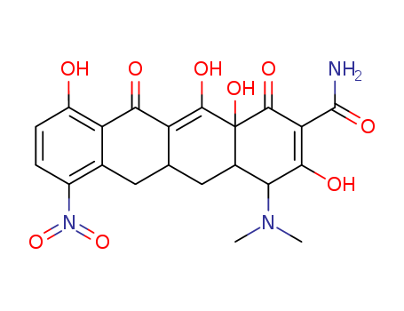 2-Naphthacenecarboxamide,4-(dimethylamino)-1,4,4a,5,5a,6,11,12a-octahydro-3,10,12,12a-tetrahydroxy-7-nitro-1,11-dioxo-,(4S,4aS,5aR,12aS)-