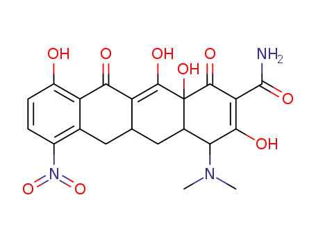 Molecular Structure of 5585-59-1 (Nitrocycline)