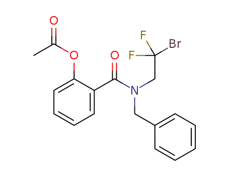 2-acetoxy-N-(2-bromo-2,2-difluoroethyl)-N-(benzyl)benzamide