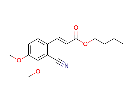 butyl (E)-3-(2-cyano-3,4-dimethoxyphenyl)acrylate
