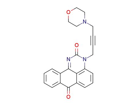 3-(4-morpholinobut-2-yn-1-yl)-3H-benzo[e]perimidine-2,7-dione