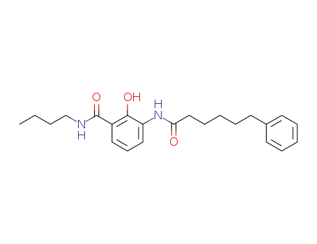 N-butyl-2-hydroxy-3-(6-phenylhexanamido)benzamide