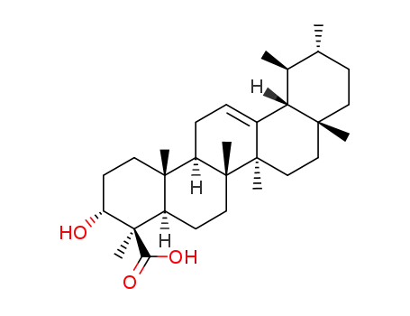 Molecular Structure of 631-69-6 (BETA-BOSWELLIC ACID)