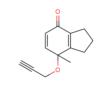 7-methyl-7-(prop-2-yn-1-yloxy)-1,2,3,7-tetrahydro-4H-inden-4-one