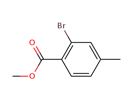 Molecular Structure of 87808-49-9 (METHYL 2-BROMO-4-METHYLBENZOATE)