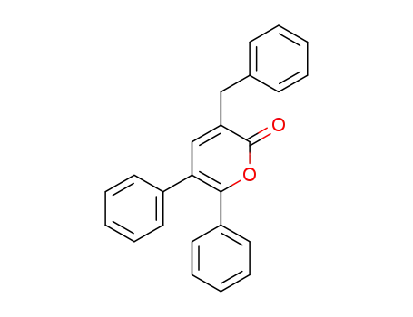 3-benzyl-5,6-diphenyl-2H-pyran-2-one