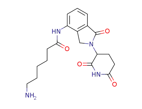 6-amino-N-(2-(2,6-dioxopiperidin-3-yl)-1-oxoisoindolin-4-yl)hexanamide