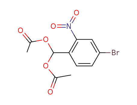 4-bromo-2-nitrobenzylidene diethanoate