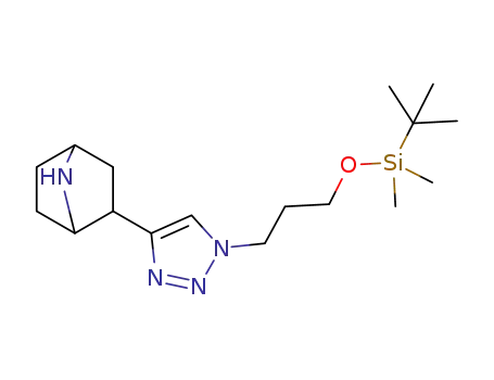 2-(1-(3-((tert-butyldimethylsilyl)oxy)propyl)-1H-1,2,3-triazol-4-yl)-7-azabicyclo[2.2.1]heptane