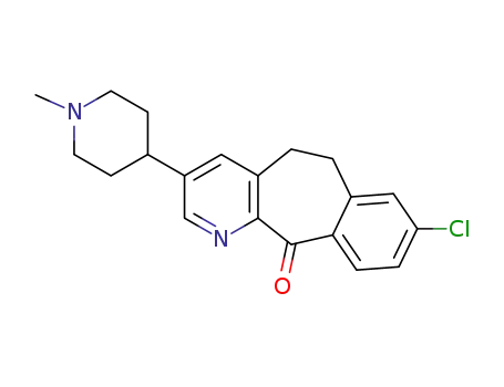 8-chloro-3-(1-methylpiperidin-4-yl)-5,6-dihydro-11H-benzo[5,6]cyclohepta[1,2-b]pyridine-11-one
