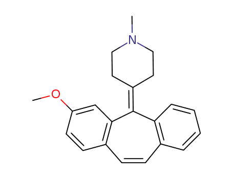 4-(3-methoxy-dibenzo[a,d]cyclohepten-5-ylidene)-1-methyl-piperidine