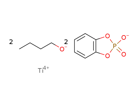 Bis-<1,2-benzendioxyphosphinyloxy>-dibutoxy-titan