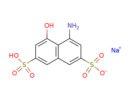 2,7-Naphthalenedisulfonicacid, 4-amino-5-hydroxy-, sodium salt (1:1)