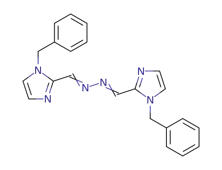 N,N'-Bis-[1-(1-benzyl-1H-imidazol-2-yl)-meth-(E)-ylidene]-hydrazine