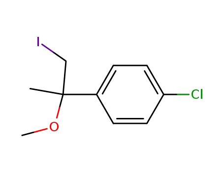 1-Chloro-4-(2-iodo-1-methoxy-1-methyl-ethyl)-benzene
