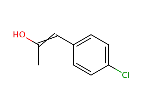 Molecular Structure of 144380-82-5 (1-Propen-2-ol, 1-(4-chlorophenyl)-)