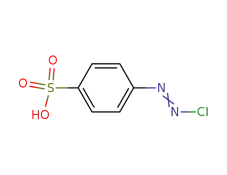 4-(2-chlorodiazenyl)benzenesulfonic acid