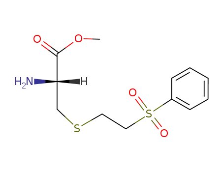 S-<2-(Phenylsulfonyl)ethyl>cystein-methylester