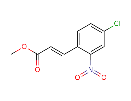 Molecular Structure of 150869-41-3 (3-(4-CHLORO-2-NITROPHENYL) METHYL ACRYLATE)