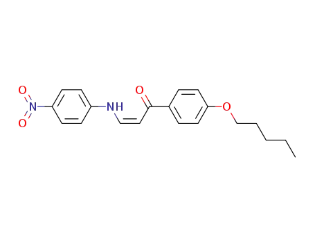 (Z)-3-(4-Nitro-phenylamino)-1-(4-pentyloxy-phenyl)-propenone