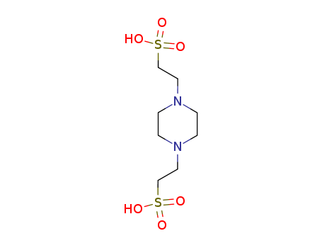 5625-37-6,PIPES,1,4-Piperazinebis(ethanesulfonicacid);1,4-Piperazinebis(ethansulfonic acid);NSC 157117;1,4-Piperazinediethanesulfonicacid;Piperazine-1,4-bis(2-ethanesulfonic acid);Piperazine-N,N'-bis(2-ethanesulfonicacid);