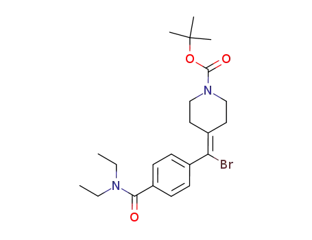 4-[Bromo-(4-diethylcarbamoyl-phenyl)-methylene]-piperidine-1-carboxylic acid tert-butyl ester