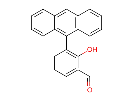 Molecular Structure of 210096-14-3 (Benzaldehyde, 3-(9-anthracenyl)-2-hydroxy-)