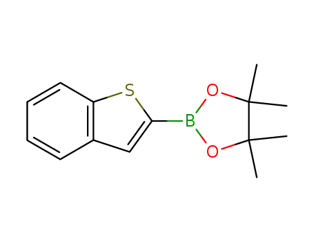 Molecular Structure of 376584-76-8 (2-BENZO[B]THIOPHENE-2-BORONIC ACID PINACOL ESTER)