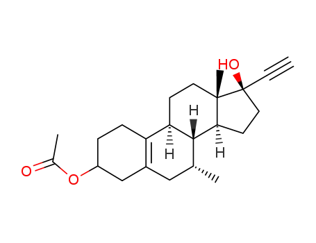 17α-ethynyl-17β-hydroxy-7α-methyl-5(10)-estren-ξ3-yl acetate