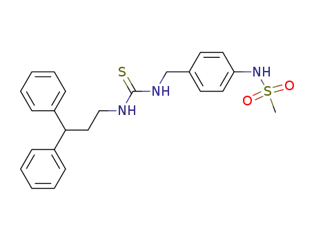 N-{4-[3-(3,3-diphenyl-propyl)-thioureidomethyl]-phenyl}-methanesulfonamide