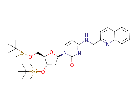 4-N-(quinolin-2-ylmethyl)-2'-deoxy-3',5'-bis-O-(tert-butyldimethylsilyl)cytidine