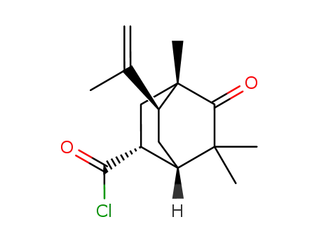 (1S,2R,4S,8S)-8-Isopropenyl-4,6,6-trimethyl-5-oxo-bicyclo[2.2.2]octane-2-carbonyl chloride