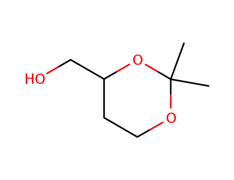 Molecular Structure of 56476-33-6 (1,3-Dioxane-4-methanol, 2,2-dimethyl-)