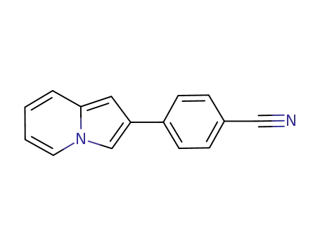 4-(indolizin-2-yl)benzonitrile