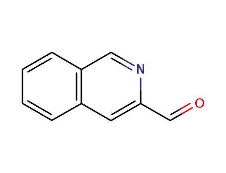 Molecular Structure of 5470-80-4 (3-Isoquinolinecarboxaldehyde)