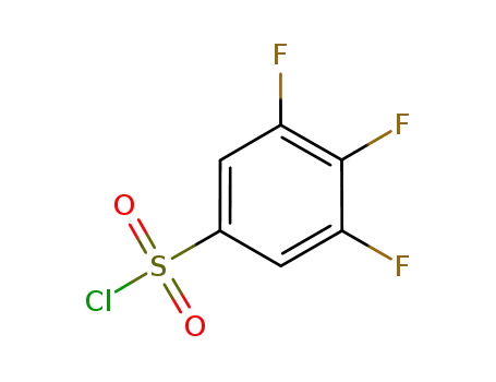 Molecular Structure of 351003-43-5 (3,4,5-Trifluorobenzenesulfonyl chloride )