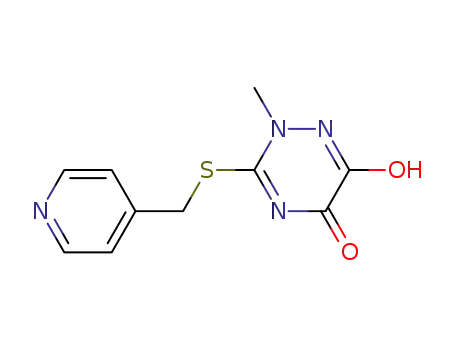 2-methyl-3-(pyridin-4-ylmethylthio)-5-oxo-6-hydroxy-2,5-dihydro-1,2,4-triazine