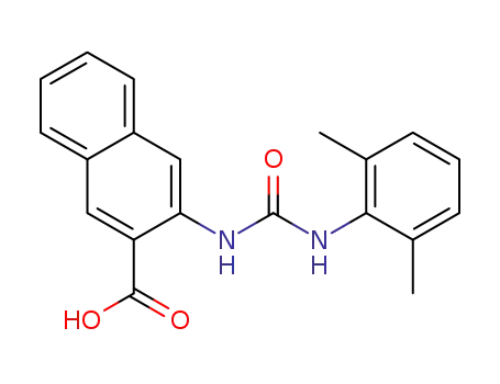 3-({[(2,6-dimethylphenyl)amino]carbonyl}amino)-2-naphthoic acid