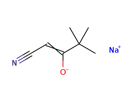 4,4-dimethyl-3-ketovaleronitrile sodium salt