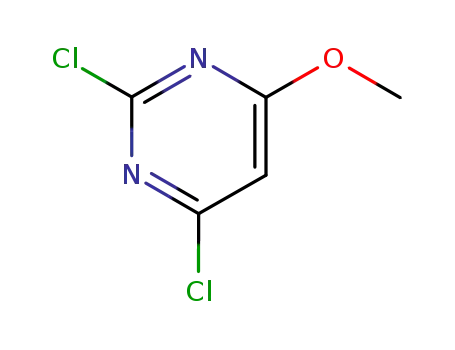 Molecular Structure of 43212-41-5 (2,4-Dichloro-6-methoxypyrimidine)