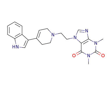 3,7-dihydro-7-[2-[3,6-dihydro-4-(1H-indol-3-yl)-1(2H)-pyridinyl]ethyl]-1,3-dimethyl-1H-purine-2,6-dione