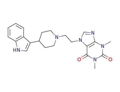 7-[2-[4-(1H-indol-3-yl)-1-piperidinyl]ethyl]-3,7-dihydro-1,3-dimethyl-1H-purine-2,6-dione