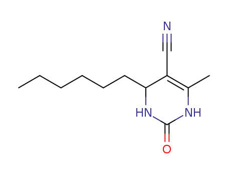 4-Hexyl-6-methyl-2-oxo-1,2,3,4-tetrahydropyrimidine-5-carbonitrile
