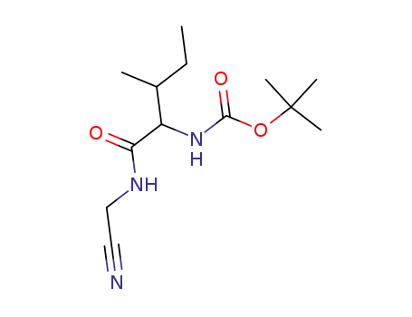 2-tert-Butyloxycarbonylamino-3-methyl-pentanoic acid cyanomethyl-amide