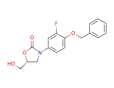 (R)-3-(4-benzyloxy-3-fluoro-phenyl)-5-(hydroxymethyl)-oxazolidin-2-one