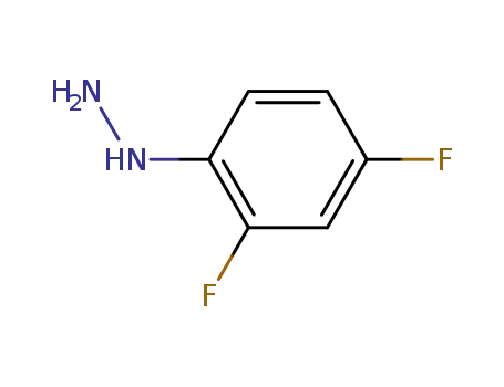 Molecular Structure of 40594-30-7 (2,4-Difluorophenylhydrazine)