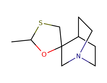 Molecular Structure of 124620-88-8 (cevimeline)