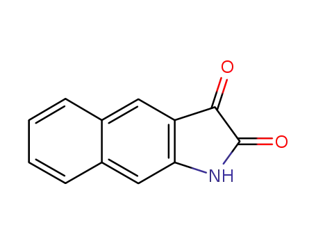 Molecular Structure of 5810-96-8 (1H-benzo[f]indole-2,3-dione)