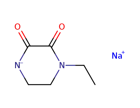 sodium 4-ethyl-2,3-dioxopiperazine